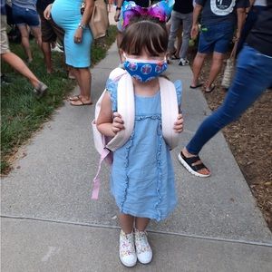 Girls XS denim dress